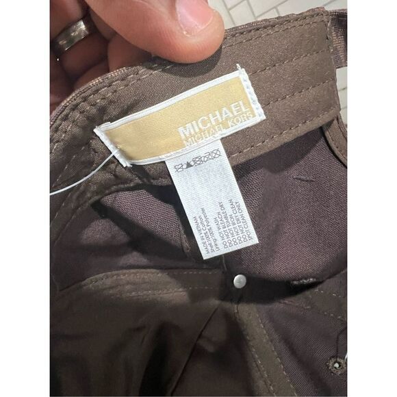 NWT Michael Kors Brown Signature Baseball Hat OSFA, - Picture 3 of 6